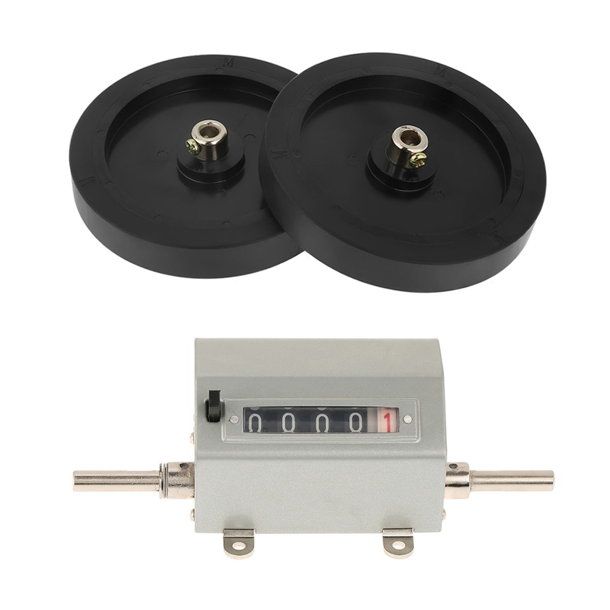 1pc Rolling Wheel 5 Digits 0-9999.9 Length Counter Max