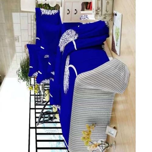 Unique Pattern Duvet Set With 4 Pillows