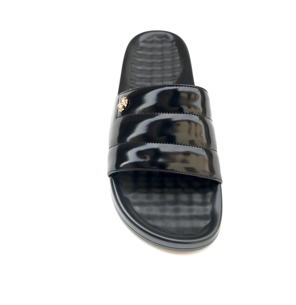 Trendy Slide Summer Slippers / Wetlooks-Black