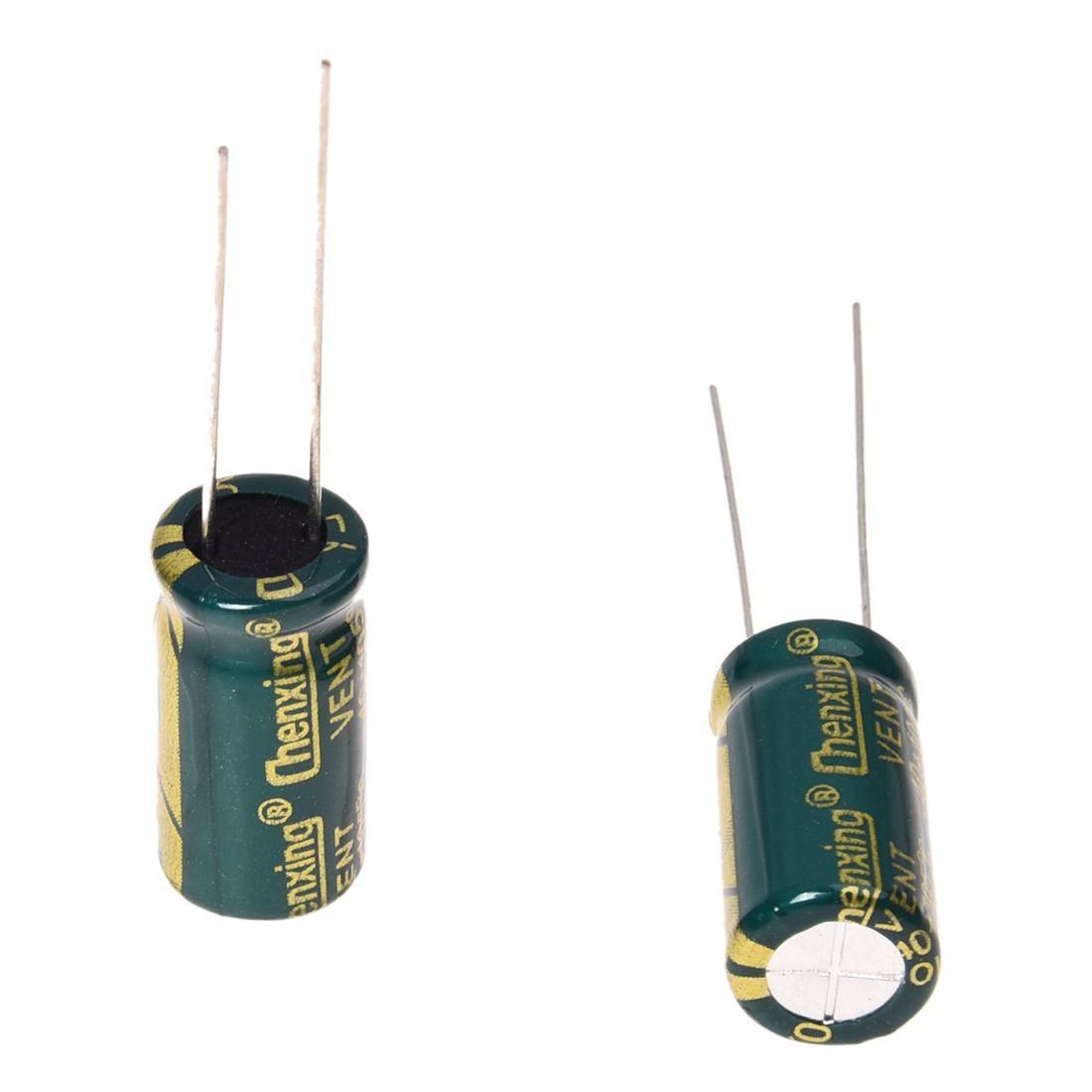 10Pcs 10V 3300UF Motherboard Electrolytic Capacitor