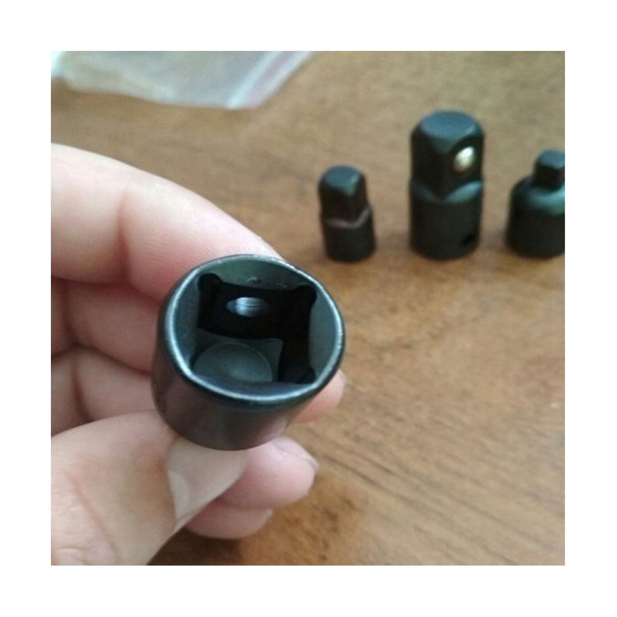 4PC Black Sleeve Sleeve Conversion Head Steel Ball Conversion Head Mutual Conversion Joint