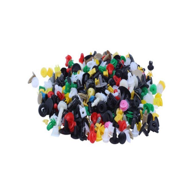 Car Buckle Accessories 100PCS Buckle Perforated Nail Bumper Clamp Fender Clamp + Tool