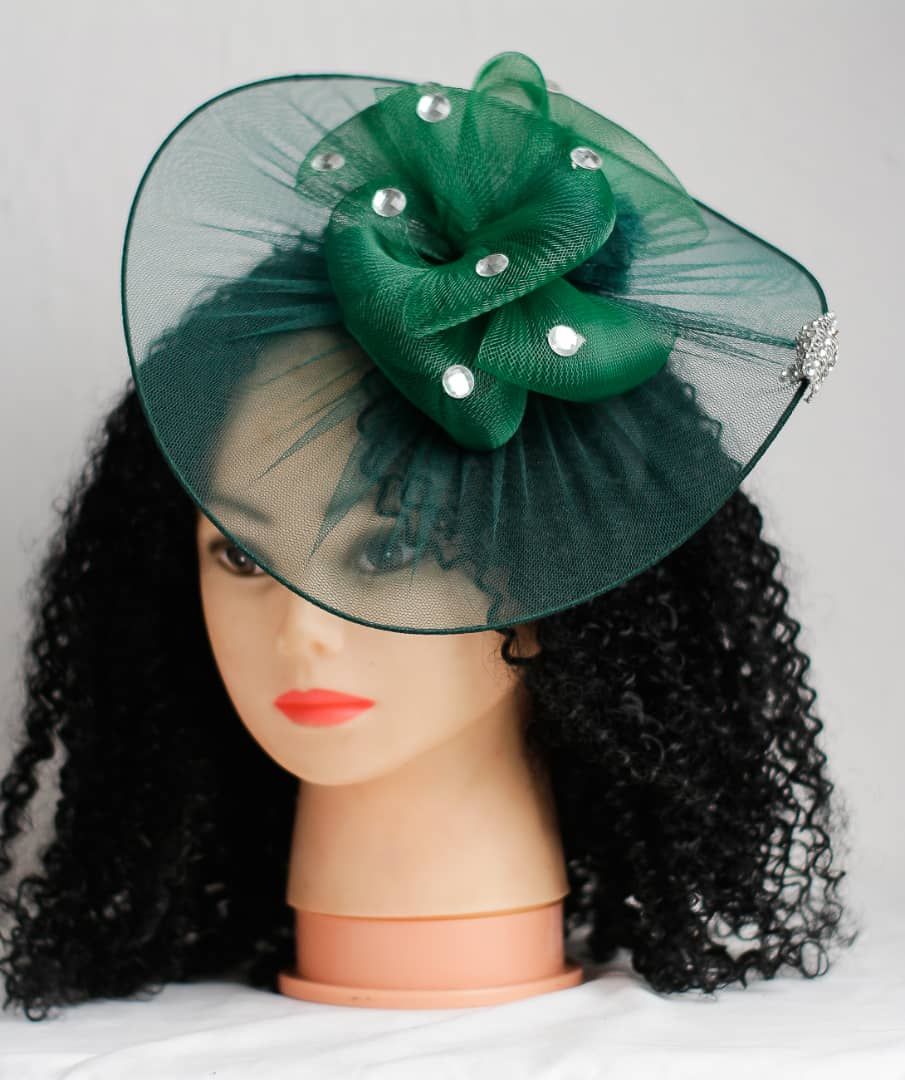 Ladies Fascinator -GREEN