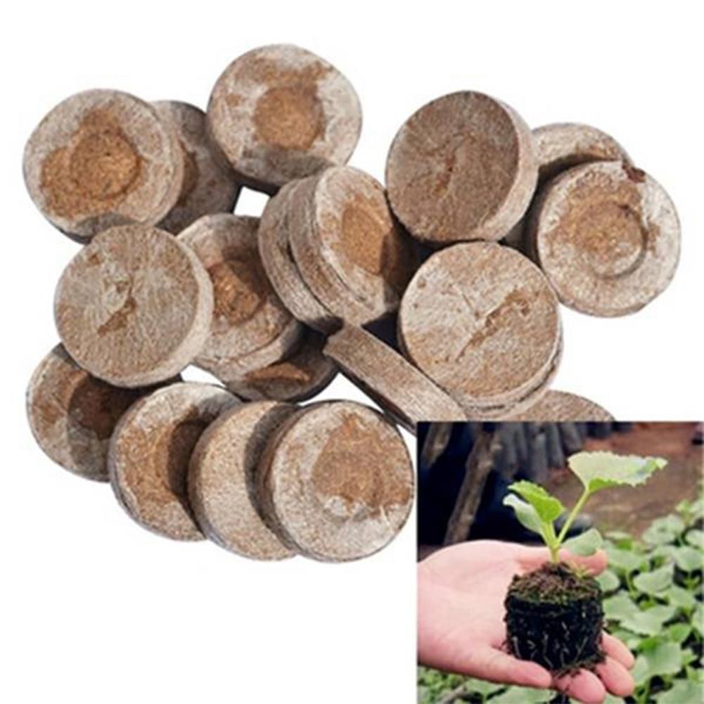 300Pcs 30mm Peat Pellets Seed Starting Plugs Seeds