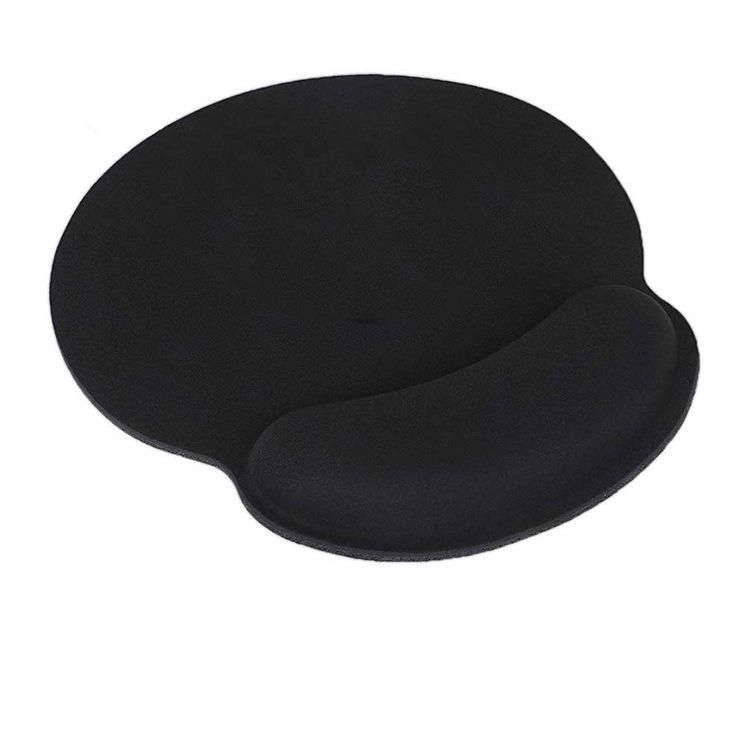 Rubber memory cotton wrist pad mouse pad wrist rest keyboard pad creative wrist pad slow rebound wrist pad hand pillow pad gray Round wrist mouse pad + keyboard pad + small hand pillow