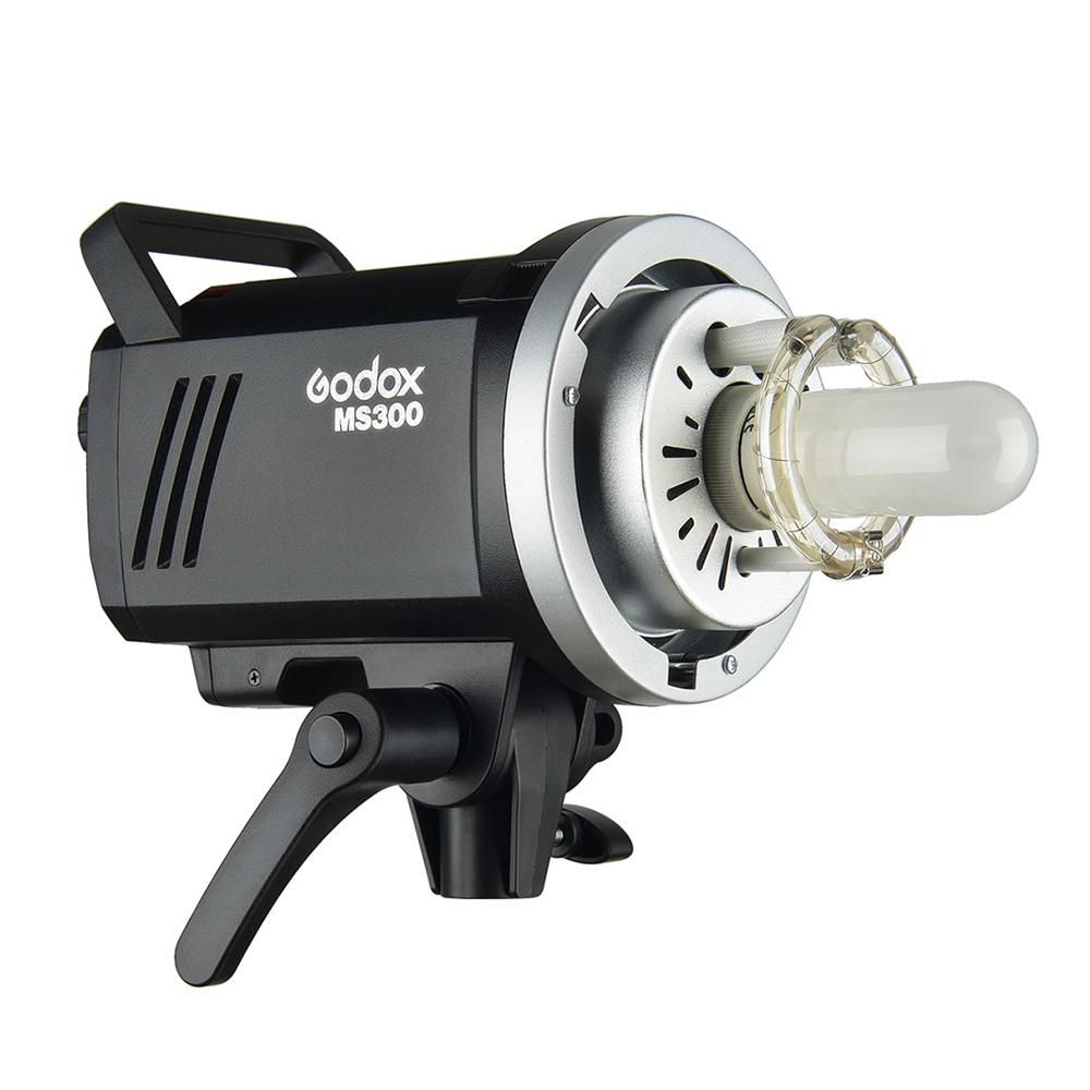 Godox MS300 Studio Flash Strobe Light Monolight 300Ws Max. Power Built-in Godox 2.4G Wireless X System GN58 5600K with 150W Modeling Lamp Bowens Mount for Indoor Studio Product Photo Portrait Photography