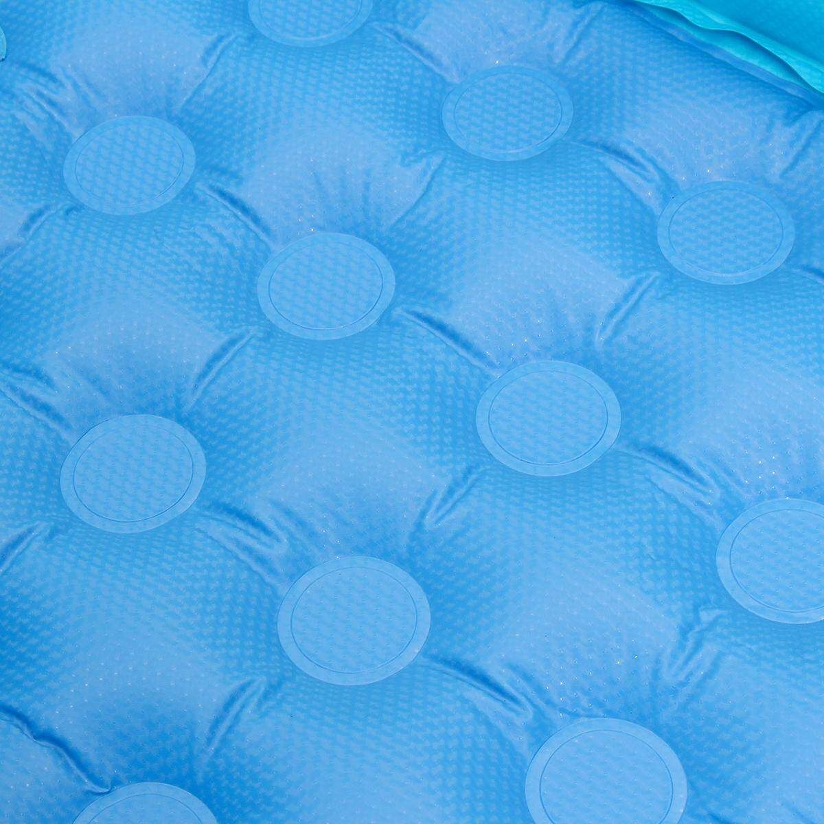 Inflatable Kids Set Swimming Pool Two/Three Circle Water Play Fun Center Blue-120X90X36cm Blue
