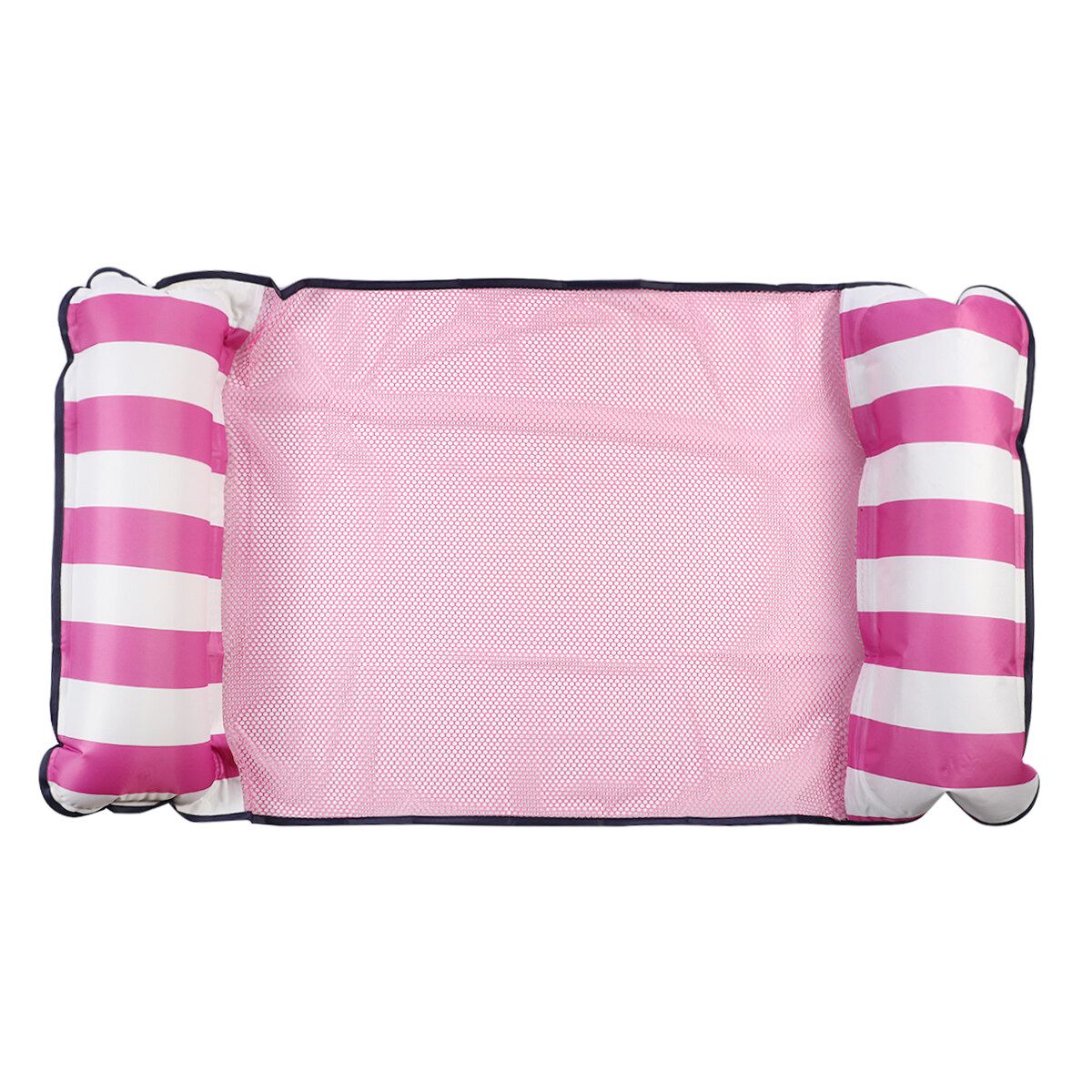 Inflatable Water Hammock Floating Bed Sports Air Mattress Lounge Chair DrifterS Pink-Single