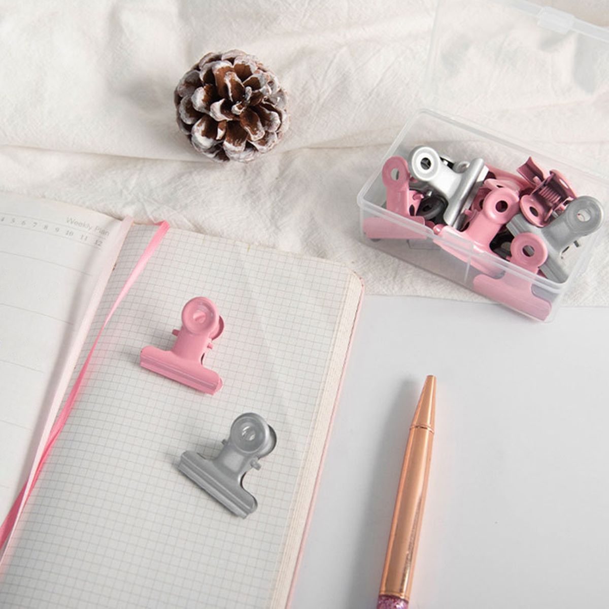 Metal Paper Clamp Large Binder Clips Colored Multifunction