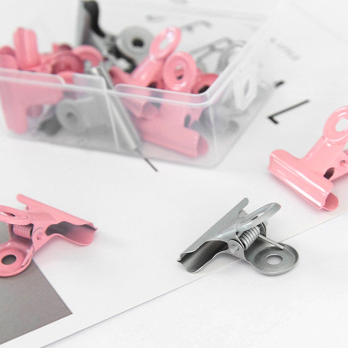 Metal Paper Clamp Large Binder Clips Colored Multifunction