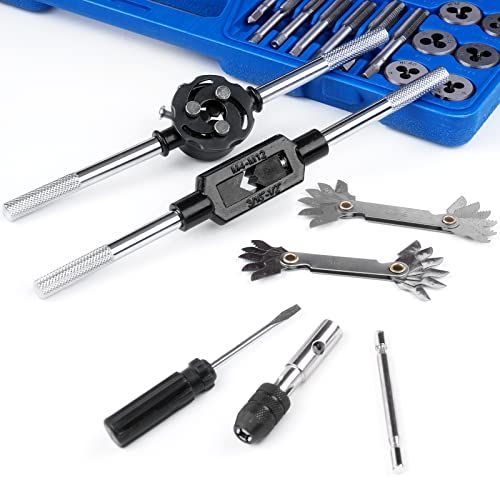 PROFLine 60 PCS Tap And Die Set Metric  SAE Size Tool Kit Fo