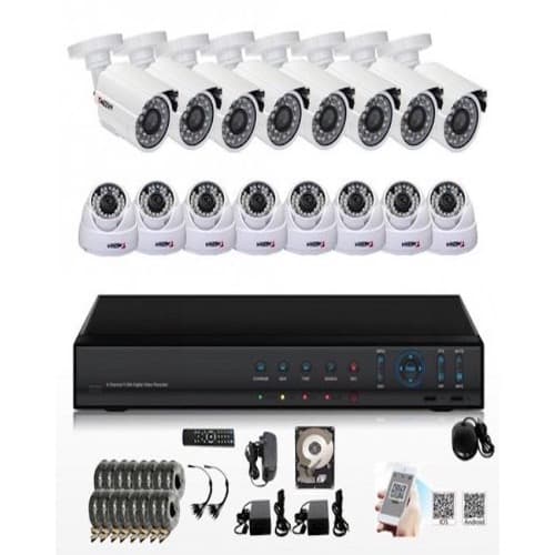 7TB HDD 16 Channels CCTV Camera Complete Security Surveillance