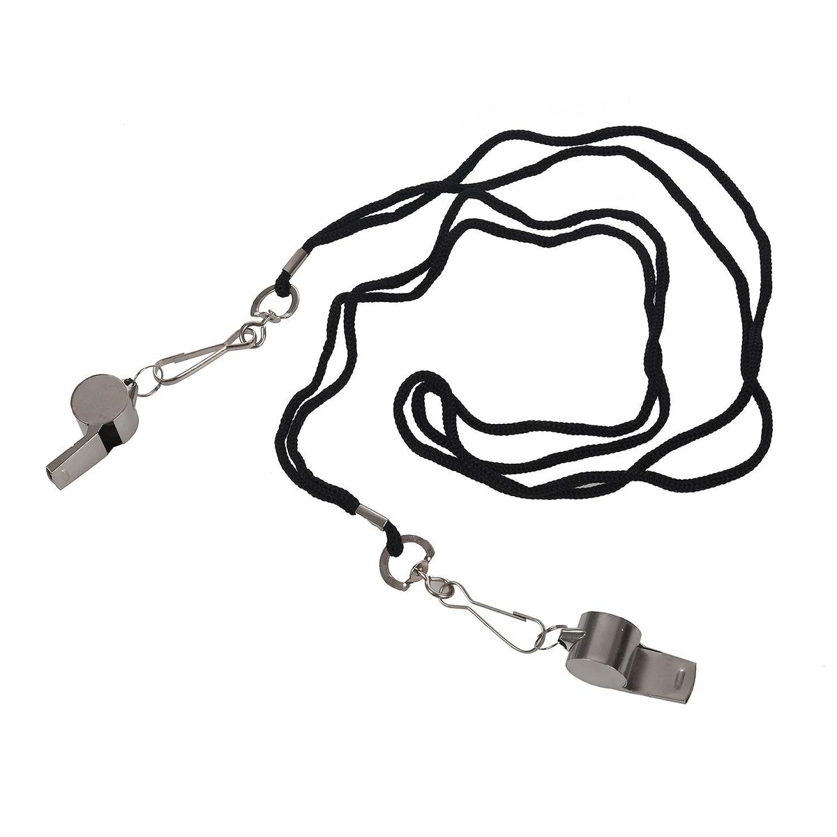 Metal Referee Whistles Whistles with Lanyard for Football