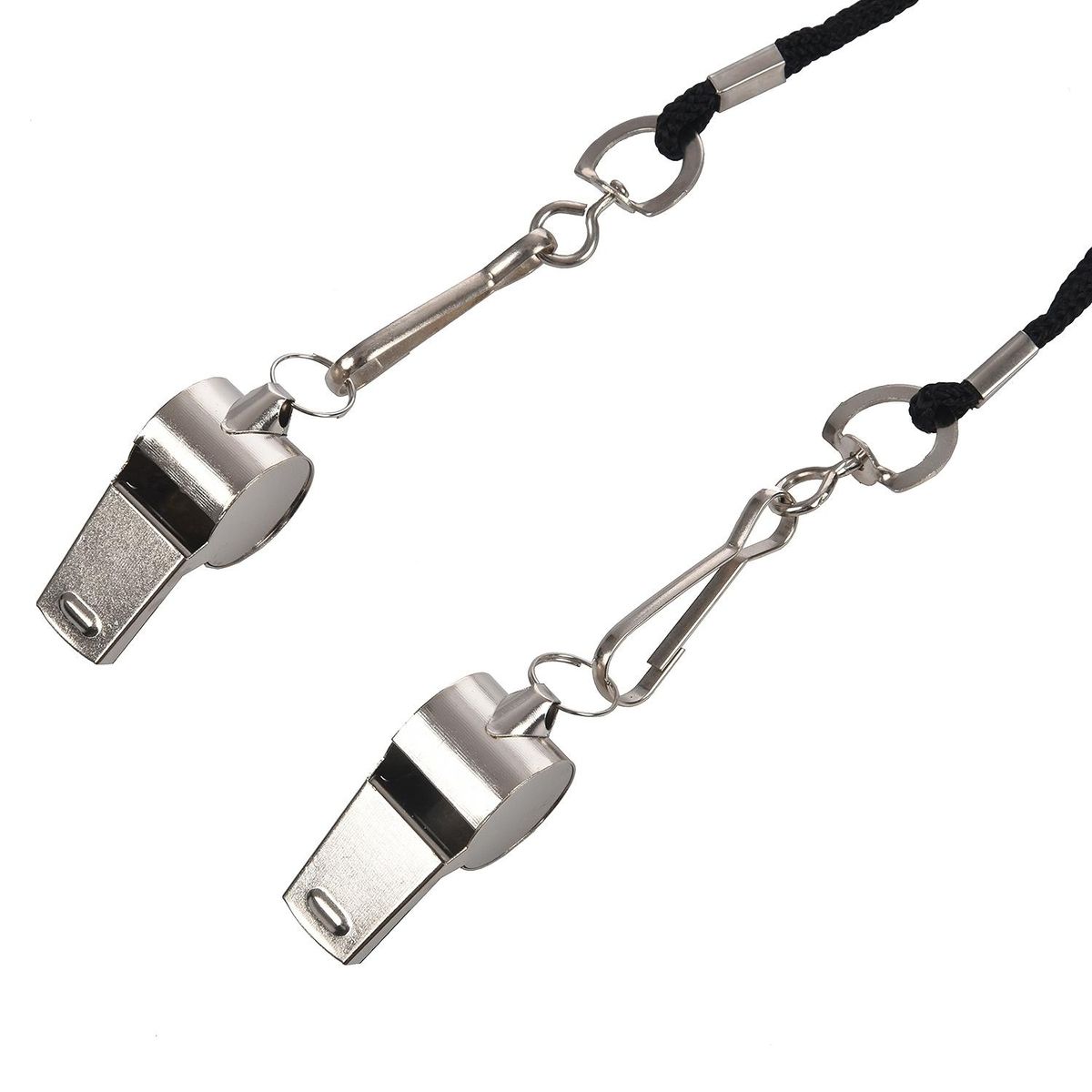 Metal Referee Whistles Whistles with Lanyard for Football