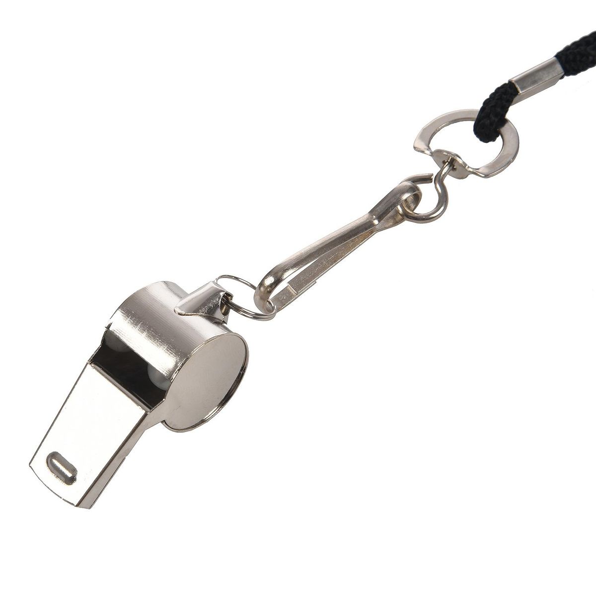 Metal Referee Whistles Whistles with Lanyard for Football