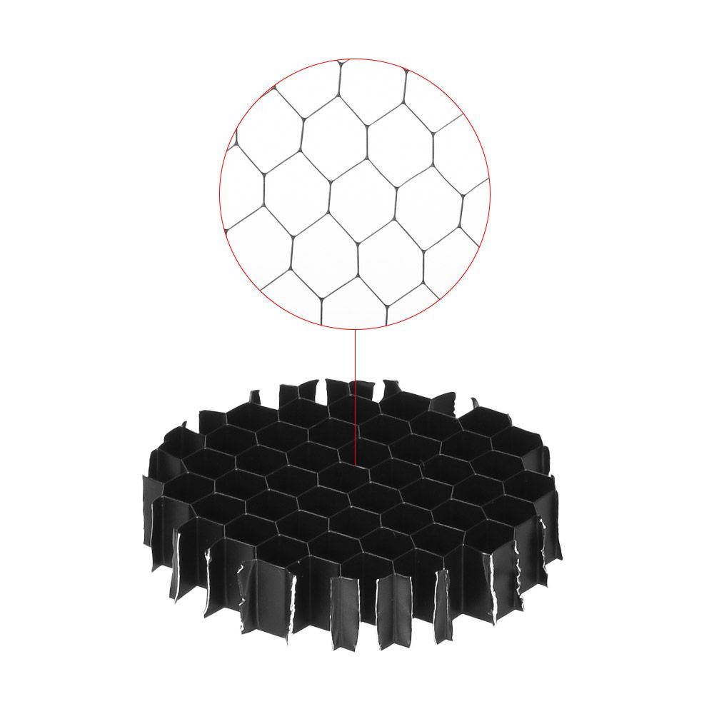 98mm Mini Flash Mount Metal Snoot With Honeycomb