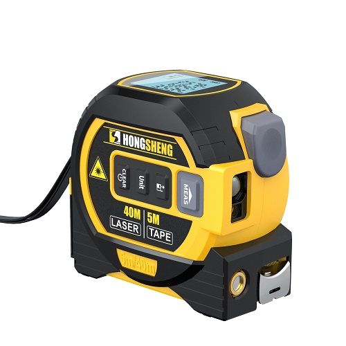 HONGSHENG Laser Rangefinder 60M With 5M Steel Tape Measure