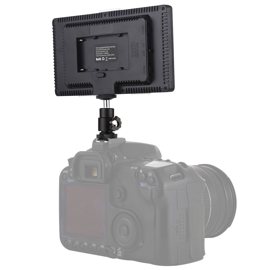 LED01 416 LEDs 3600LM Professional Vlogging Photography Video & Photo Studio Light For Canon / Nikon DSLR Cameras