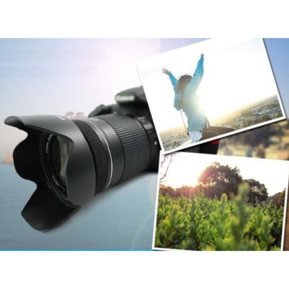 EW-78D Lens Hood Lotus Shape Cap Light Shading Cover For Canon