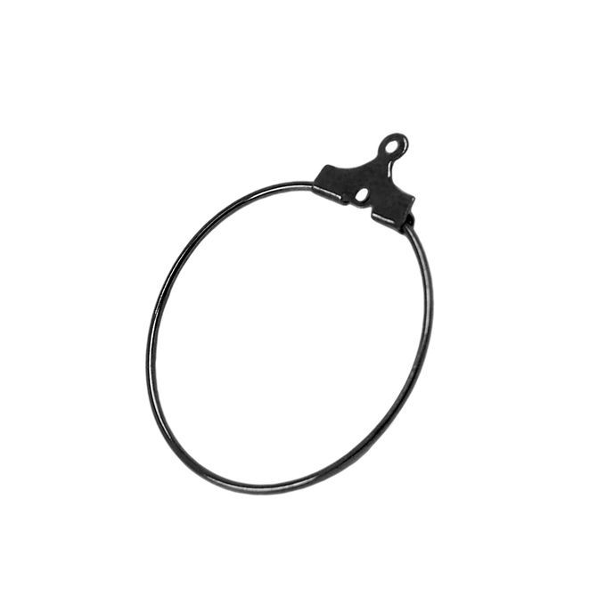 20Pcs Woman Classic Round Earrings Big DIY Earrings Jewelry Gift Black