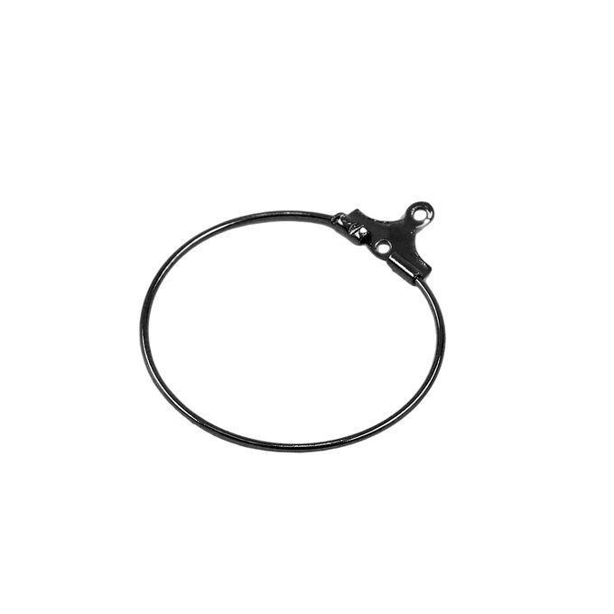 20Pcs Woman Classic Round Earrings Big DIY Earrings Jewelry Gift Black