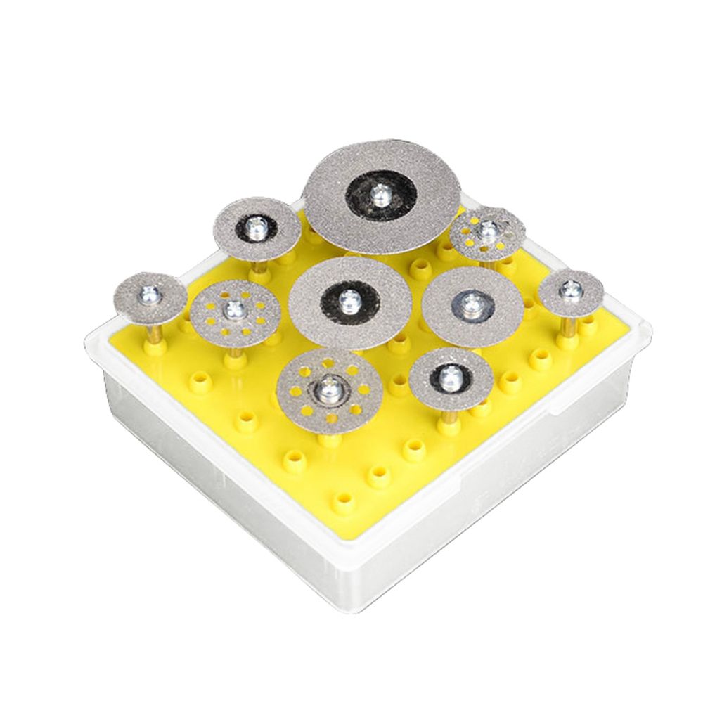 10pcs/set Diamond Cutting Wheels With 3mm Mandrel Diamond