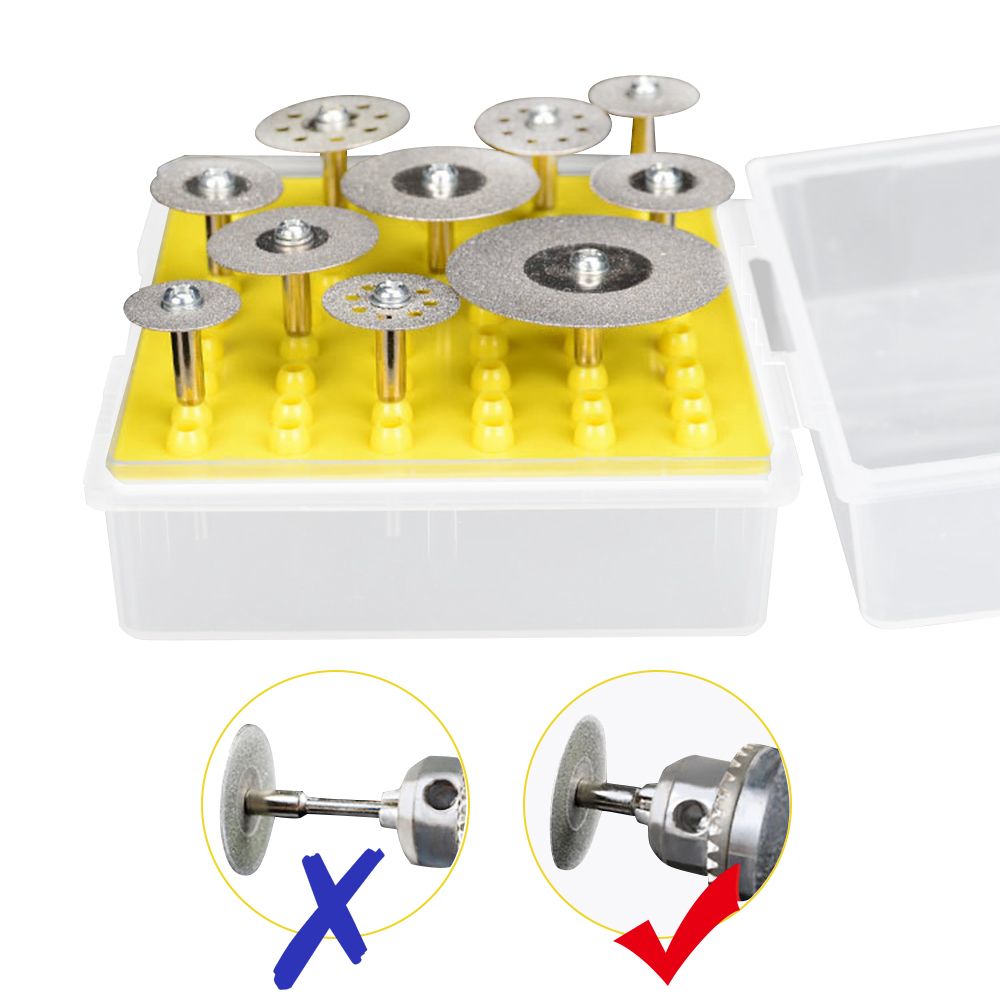 10pcs/set Diamond Cutting Wheels With 3mm Mandrel Diamond