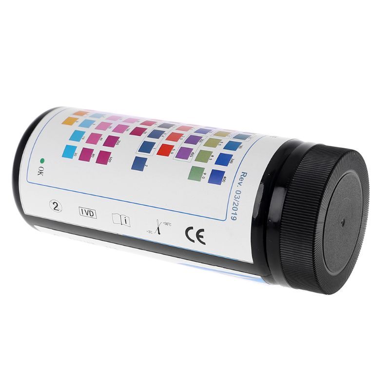 100Strips Water Test Strips Reagent Strip For Water Quality Analyzing Testing With 10 Analysis Residual Chlorine PH Total