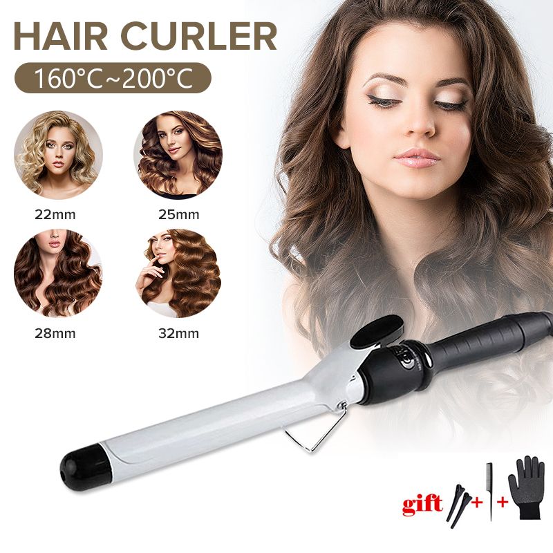 22/25/28/32mm White Professional Hair Curler Hair Care Styling Tools Various Size