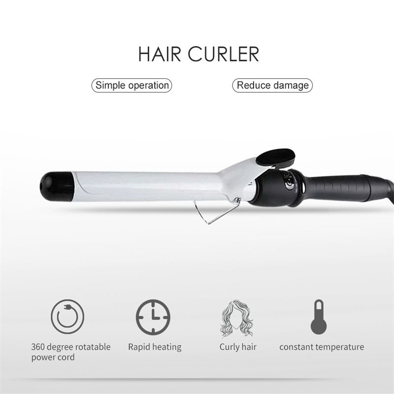 22/25/28/32mm White Professional Hair Curler Hair Care Styling Tools Various Size
