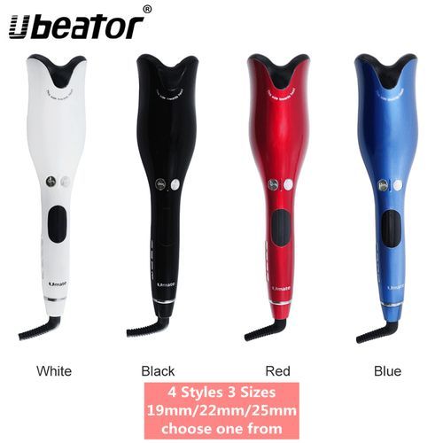 25/22/19mm Black LED Display Automatic Hair Curler Wand Hair Styling Tools Magic Roller Curler Rose-Shaped Multi-Function-198