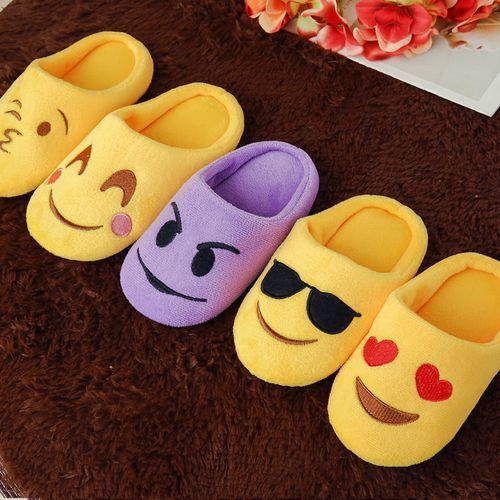 Plush Slippers Funny Cartoon Shoes For Winter