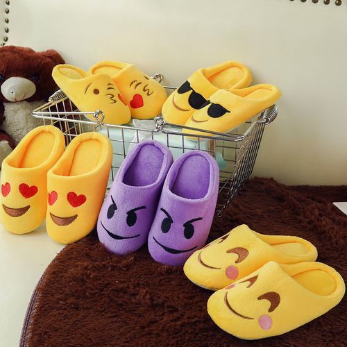 Plush Slippers Funny Cartoon Shoes For Winter
