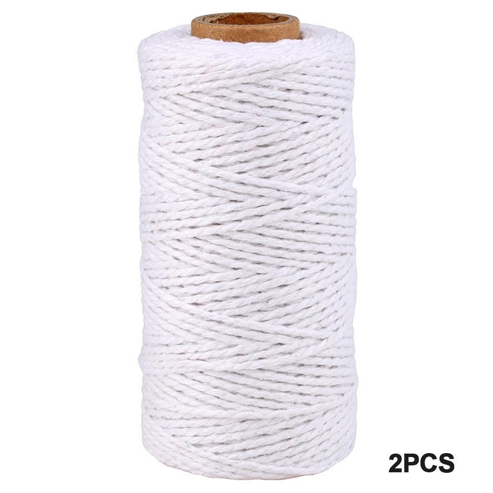 Colorful Woven Cotton Rope DIY Tapestry Weaving Rope