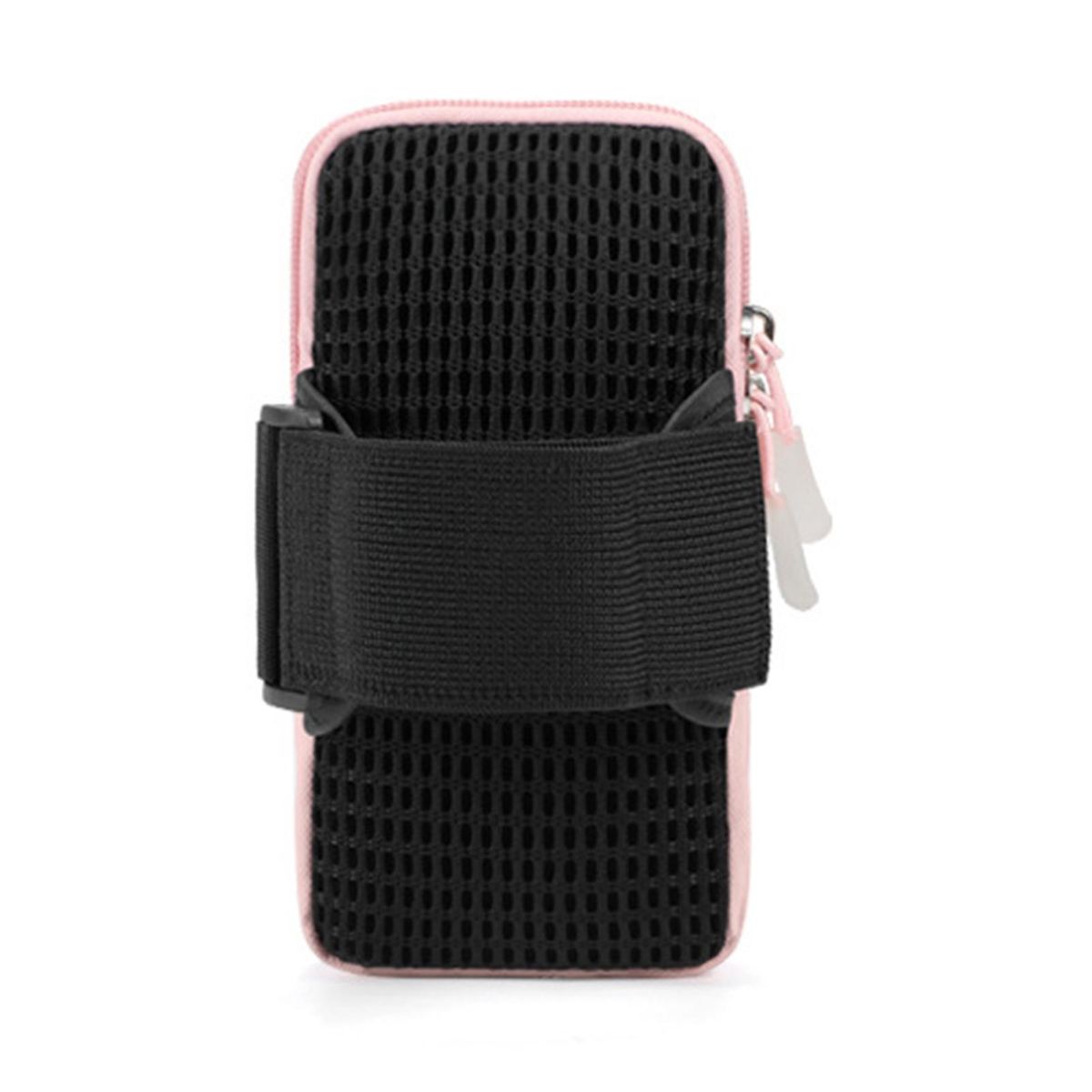 Sports Wrist Bag Fitness Gym Phone Arm Holder Pink White