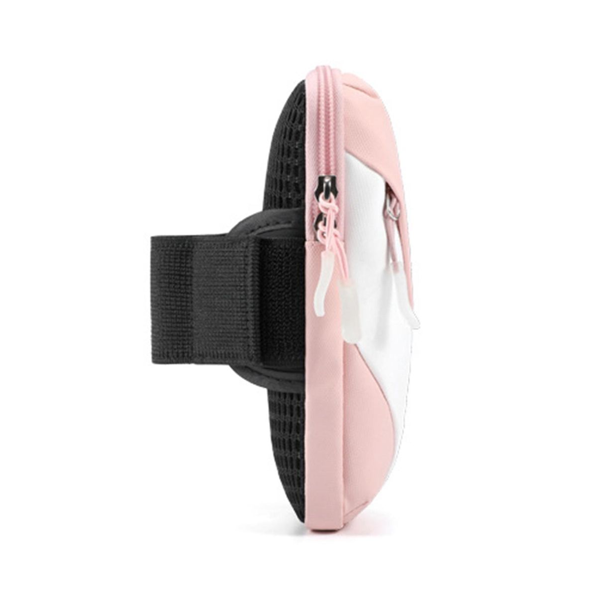 Sports Wrist Bag Fitness Gym Phone Arm Holder Pink White