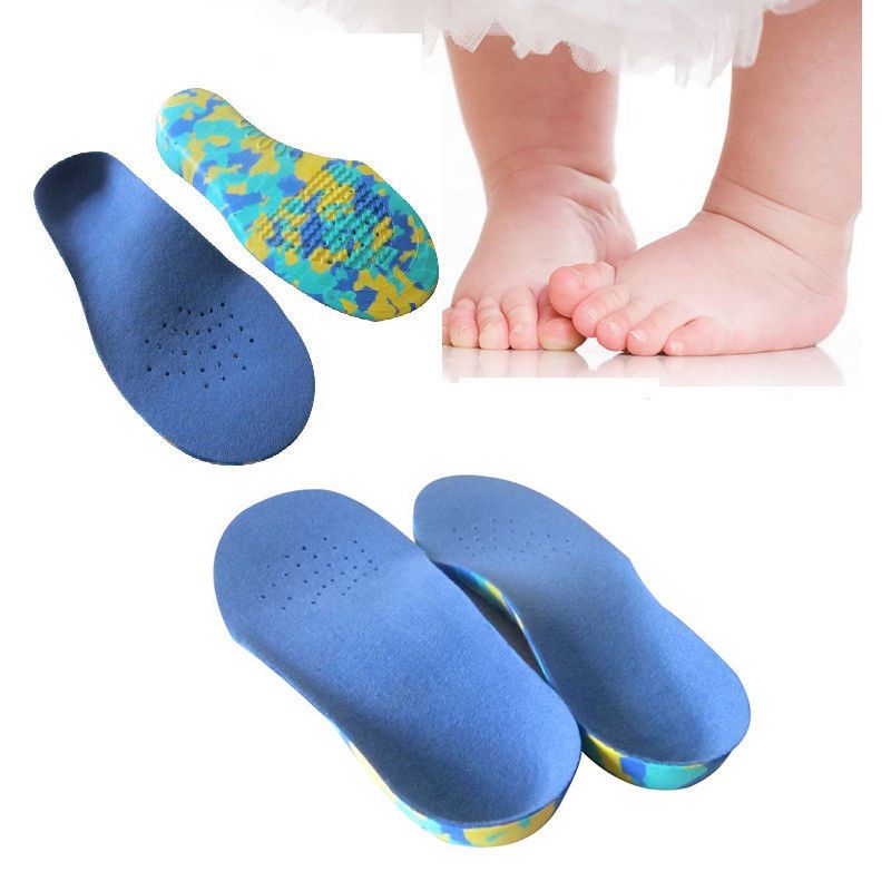 FVL Kids Children Flat Feet Arch Support Insoles Orthotic Orthopedic Shoe Inserts S