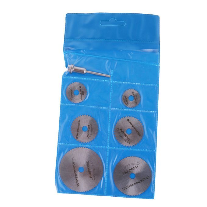 6Pcs Mini HSS Circular  Disc  Rotary  For Metal Cut Tool