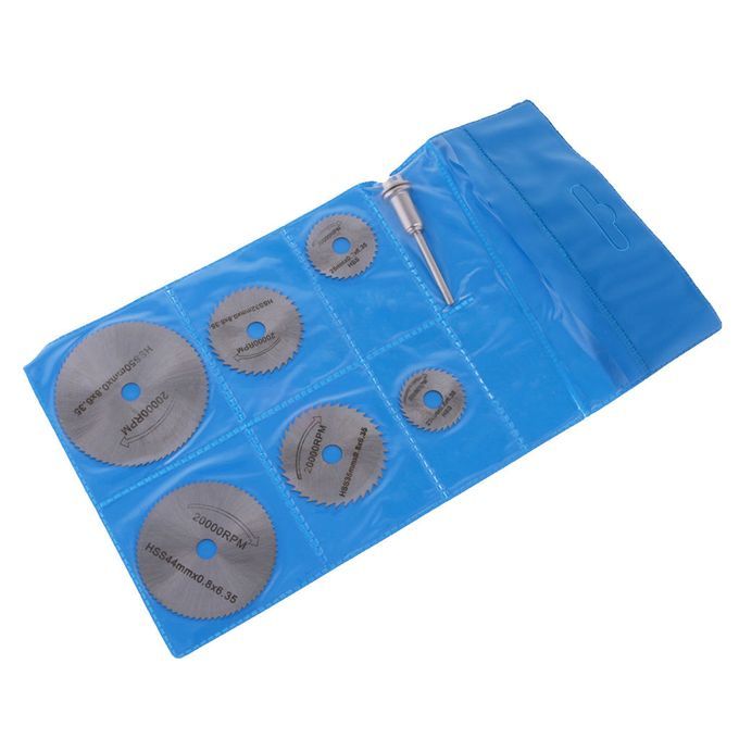 6Pcs Mini HSS Circular  Disc  Rotary  For Metal Cut Tool