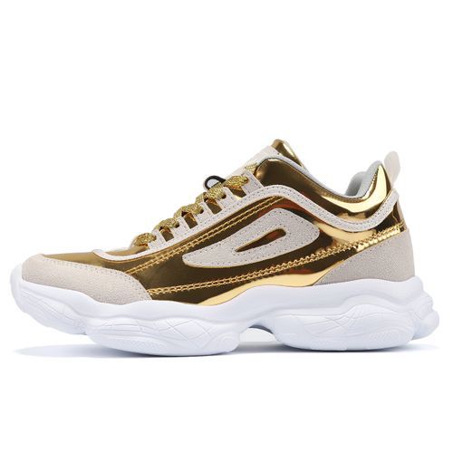 Teen Boy & Girl Sneakers，Fashion Shoes（Gold）