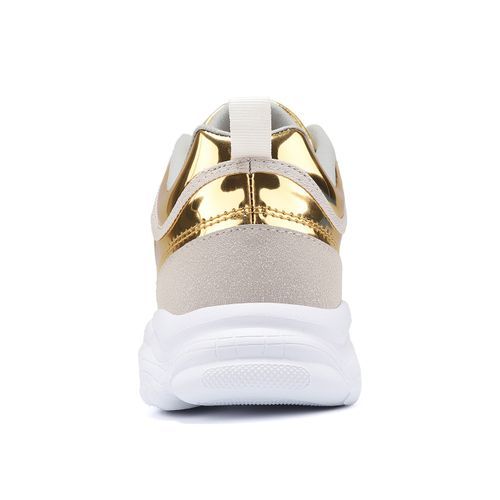 Teen Boy & Girl Sneakers，Fashion Shoes（Gold）