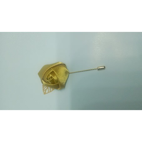 1 Gold Lapel Brooch With Gold Leaf + Free Box