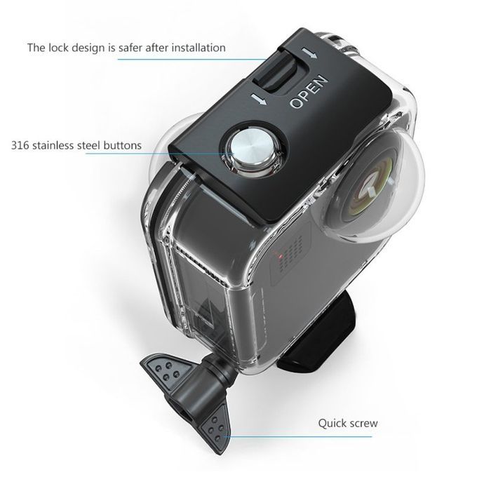 Underwater Waterproof Housing Case Protective-Transparent