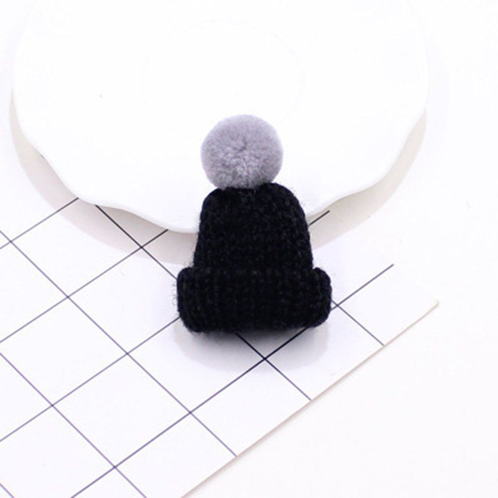 Cute Hair Ball Wool Mini Hat Brooch Pin Jewelry Accessories Korean Style
