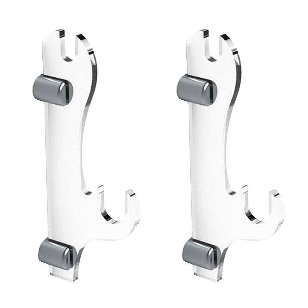 2 Pair 1 Tier Wall Mount Samurai  Katana Holder Rack Hanger Arts