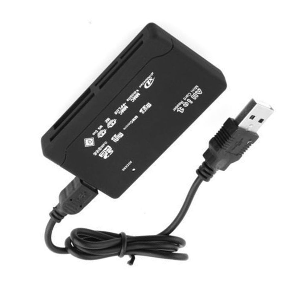 All In 1 Card Reader Adapter SD TF CF MS Micro (M2) USB 2.0-