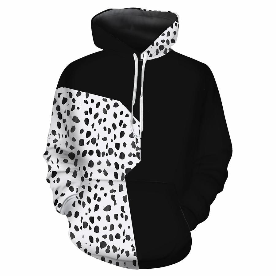 Unisex Sweatshirt Black And White Magic Game Character Costume