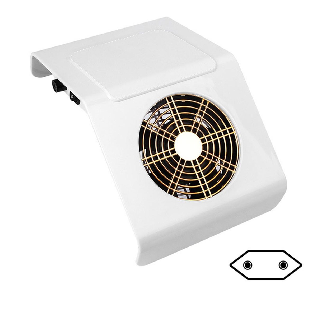 40W Nail Art Salon Suction Dust Machine Dust Collector Vacuum Cleaner Nail Art Device Manicure Salon Tool
