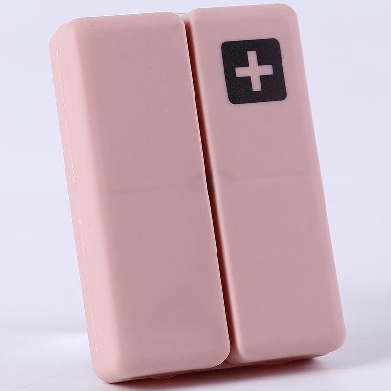 1PC Weekly Pill Box 7 Days Foldable Travel Medicine Holder Pill Box Tablet Storage Case Container Dispenser Organizer Tools Pink