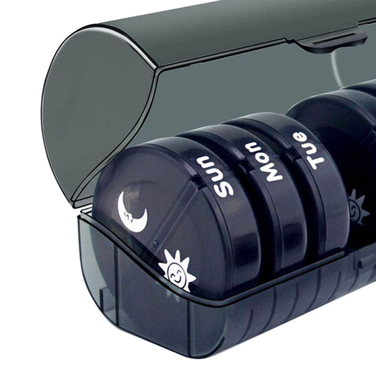 Compact 7-Day Weekly  Organizer Vitamins Storage Dispenser Travel